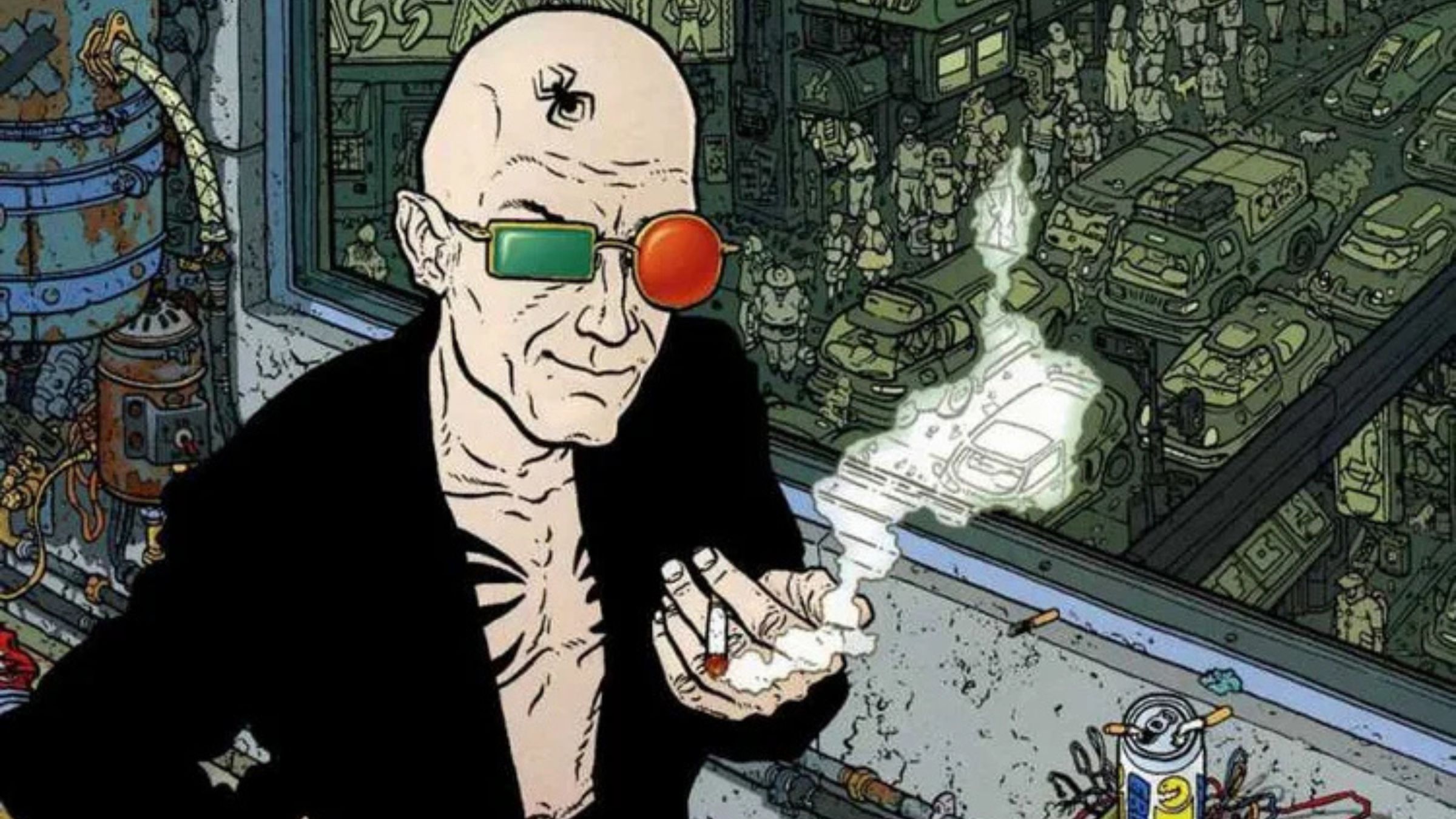 Spider Jeruselum in Transmetropolitan